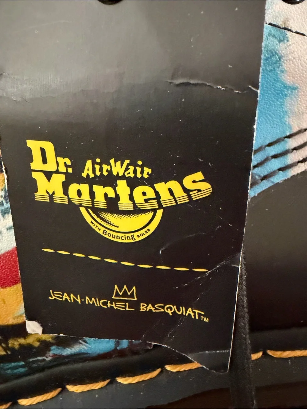 NWT Lmtd Ed. Dr. Martens 1460 Jean Michel Basquiat II Boots. UK9 (US 10M/US 11W)